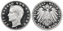 3 mark (Otto Koenig Von Bayern) from Germany-States