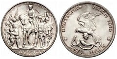 2 mark (Prussia) - (100 Aniversario de la Derrota de Napoleón) from Germany-States