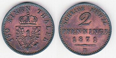 2 pfenninge (Prussia) from Germany-States