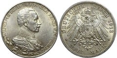 3 mark (Prussia) - (25 Aniversario del reinado de Guillermo II) from Germany-States