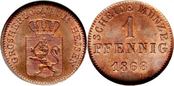 Photo of 1 pfennig