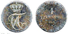 4 pfennig from Germany-States