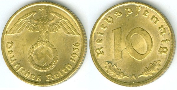 Photo of 10 reichspfennig