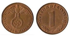 1 reichspfennig from Germany-III Reich