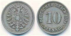 10 pfennig from Germany-Empire