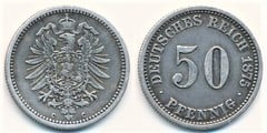 50 pfennig from Germany-Empire