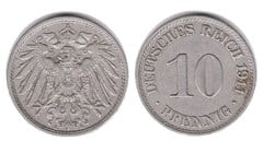 10 pfenning from Germany-Empire