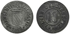 10 pfennig (Ciudad de Ehingen-Estado federado de Württemberg) from Germany-Notgeld