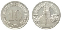 10 pfennig (Ciudad de Oelde-Provincia prusiana de Westfalia) from Germany-Notgeld