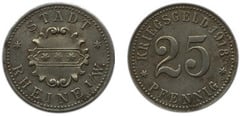 25 pfennig (Ciudad de Rheine-Provincia prusiana de Westfalia) from Germany-Notgeld