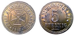 5 pfennig (Ciudad de Northeim-Provincia prusiana de Hannover) from Germany-Notgeld