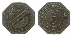 5 pfennig ( Laurahütte - Alta Silesia) from Germany-Notgeld