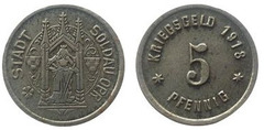 5 pfennig (Soldau-Prusia Oriental) from Germany-Notgeld
