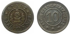 10 pfennig (Saalfeld-Prusia Oriental) from Germany-Notgeld