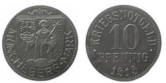 10 pfennig (Müncheberg) from Germany-Notgeld
