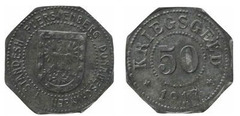 50 pfennig (Donaueschingen) from Germany-Notgeld