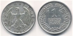 1 reichsmark from Germany-Rep. Weimar