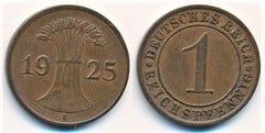 1 reichspfennig from Germany-Rep. Weimar