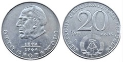 20 mark (Primer Ministro Otto Grotewohl) from Germany-Democratic Republic