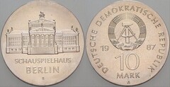 10 mark (750 Aniversario de Berlín - Konzerthaus Berlin) from Germany-Democratic Republic