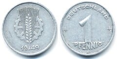 1 pfennig from Germany-Democratic Republic