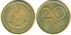 20 pfennig from Germany-Democratic Republic
