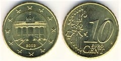 10 euro cent from Germany-Federal Rep.