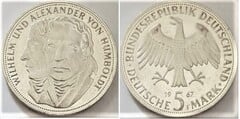 5 mark (Wilhelm y Alexander von Humboldt) from Germany-Federal Rep.