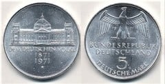 5 mark (100 Aniversario de la Fundación del Imperio Alemán) from Germany-Federal Rep.