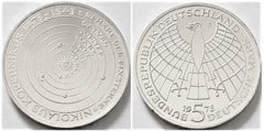 5 mark (500 Aniversario del Nacimiento de Nicholas Copernico) from Germany-Federal Rep.
