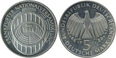 5 mark (125th Anniversary of the Frankfurt Parliament) from Germany-Federal Rep.