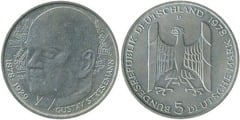 5 mark (100 Aniversario del nacimiento del Político Gustav Stresemann) from Germany-Federal Rep.