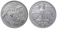 5 mark (150 aniversario de la Unión Aduanera Alemana) from Germany-Federal Rep.