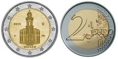 2 euro (Estado Federado de Hessen) from Germany-Federal Rep.
