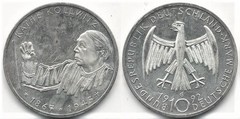 10 mark (125th Anniversary of the Birth of Käthe Kollwitz) from Germany-Federal Rep.