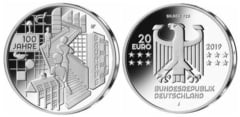 20 euro (100th Anniversary of Bauhaus) from Germany-Federal Rep.