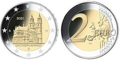 2 euro (Estado Federado de Sajonia-Anhalt) from Germany-Federal Rep.