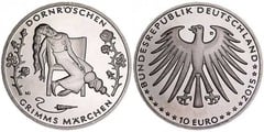 10 euro (Cuentos de los Hermanos Grimm: La Bella Durmiente) from Germany-Federal Rep.