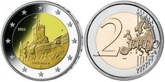 2 euro (Estado Federado de Türingen-Eisenach) from Germany-Federal Rep.