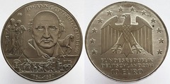 10 euro (250 Aniversario Nacimiento Johann Gottfried Schadow) from Germany-Federal Rep.