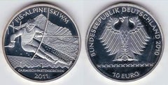 10 euro (FIS Alpine World Ski Championships 2011) from Germany-Federal Rep.