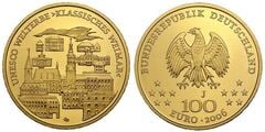 100 euro (Ciudad de Weimar - Patrimonio de la UNESCO) from Germany-Federal Rep.