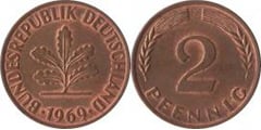 2 pfennig from Germany-Federal Rep.