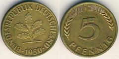 5 pfennig from Germany-Federal Rep.