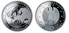 10 euro (Introducción del Euro) from Germany-Federal Rep.