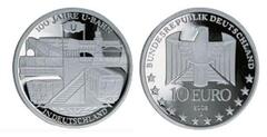 10 euro (100 Aniversario del Metro) from Germany-Federal Rep.