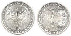 10 euro (Gottfried Semper) from Germany-Federal Rep.