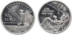 10 euro (Carl Spitzweg) from Germany-Federal Rep.