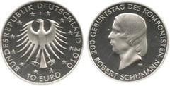 10 euros (Robert Schumann) from Germany-Federal Rep.