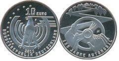 10 euro (125 Aniversario del Automóvil) from Germany-Federal Rep.